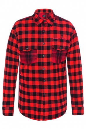 Long checked shirt, zdjęcie 1 Long checked shirt od Marcelo Burlon